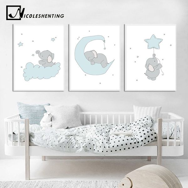 baby nursery wall art canvas print cartoon blue elephant poster painting decorative picture nordic kids boys bedroom decoration
baby nursery wall art canvas print cartoon blue elephant poster painting decorative picture nordic kids boys bedroom decoration
