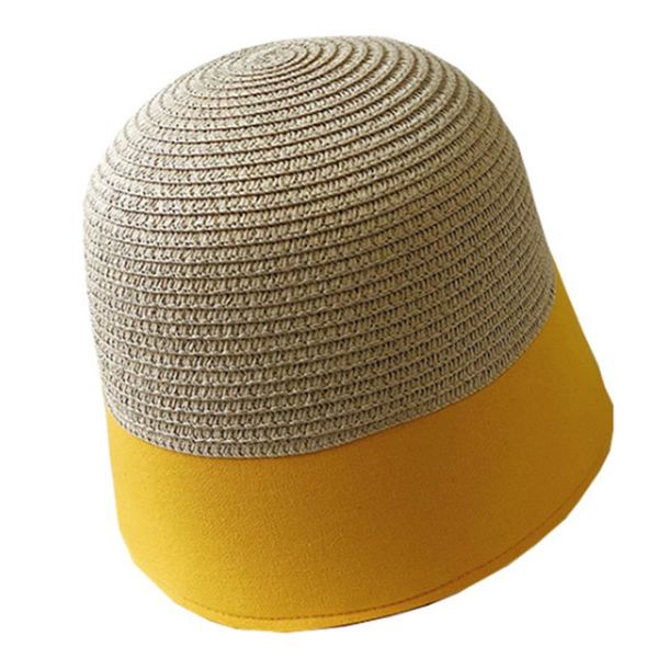 women summer bowler bucket hat color block straw patchwork outdoor fisherman cap high quality, Blue;gray
women summer bowler bucket hat color block straw patchwork outdoor fisherman cap high quality, Blue;gray