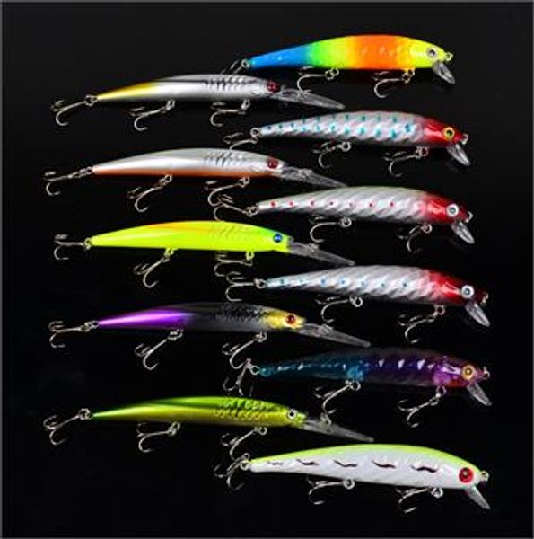 11pcs/set mixed minnow fishing lures 11 clolors 2 models plastic bass baits crank wobblers artificial bait pesca fishing tackle
11pcs/set mixed minnow fishing lures 11 clolors 2 models plastic bass baits crank wobblers artificial bait pesca fishing tackle