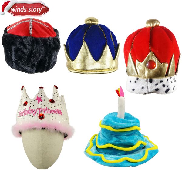new 1pcs boys king crown kids plush costume hat royal dress up kings halloween party birthday carnival decorative cap hat, Silver 
new 1pcs boys king crown kids plush costume hat royal dress up kings halloween party birthday carnival decorative cap hat, Silver