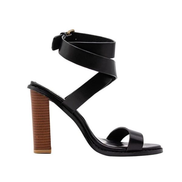 2020 new style linear buckle fashion simple chunky high heel sandals ladies exquisite sandals, Black
2020 new style linear buckle fashion simple chunky high heel sandals ladies exquisite sandals, Black