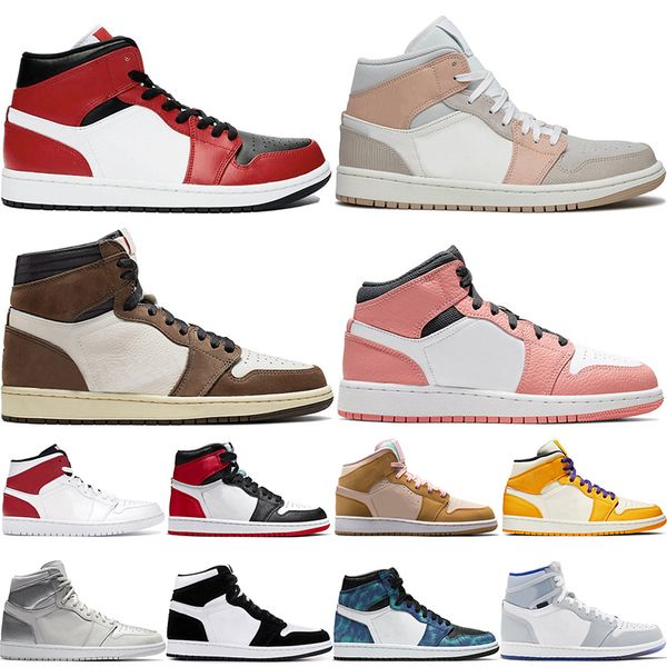 2020 mens basketball shoes mid chicago toe milan 1s jumpman gs pink quartz twist tie dye racer blue mens women trainers, White;red
2020 mens basketball shoes mid chicago toe milan 1s jumpman gs pink quartz twist tie dye racer blue mens women trainers, White;red