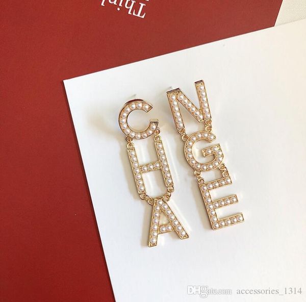 custom korean temperament retro letters pearl earrings long asymmetrical s925 silver needle earrings female, Golden;silver
custom korean temperament retro letters pearl earrings long asymmetrical s925 silver needle earrings female, Golden;silver