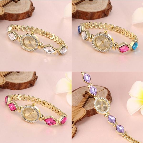women round full diamond bracelet watch analog quartz movement wrist watch watches personality femme wristwatches, Slivery;brown
women round full diamond bracelet watch analog quartz movement wrist watch watches personality femme wristwatches, Slivery;brown