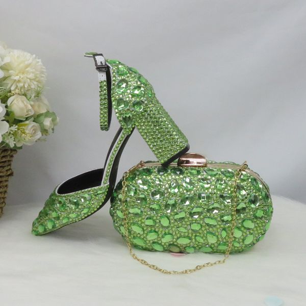 baoyafang light green crystal sandals women's wedding shoes with matching bag bride pointed toe thick heel buckle sandals woman, Black
baoyafang light green crystal sandals women's wedding shoes with matching bag bride pointed toe thick heel buckle sandals woman, Black