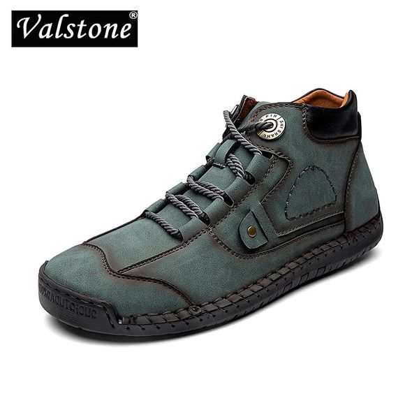 valstone men's leather ankle boots quality casual flats high-shoes autumn male breathable handmade lace-up short botas, Black
valstone men's leather ankle boots quality casual flats high-shoes autumn male breathable handmade lace-up short botas, Black