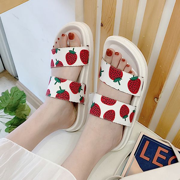 soft soled women slippers strawberry floral shoes gilrs two band slides home comfy pantufa flipflops fresh jelly shoes woman, Black
soft soled women slippers strawberry floral shoes gilrs two band slides home comfy pantufa flipflops fresh jelly shoes woman, Black
