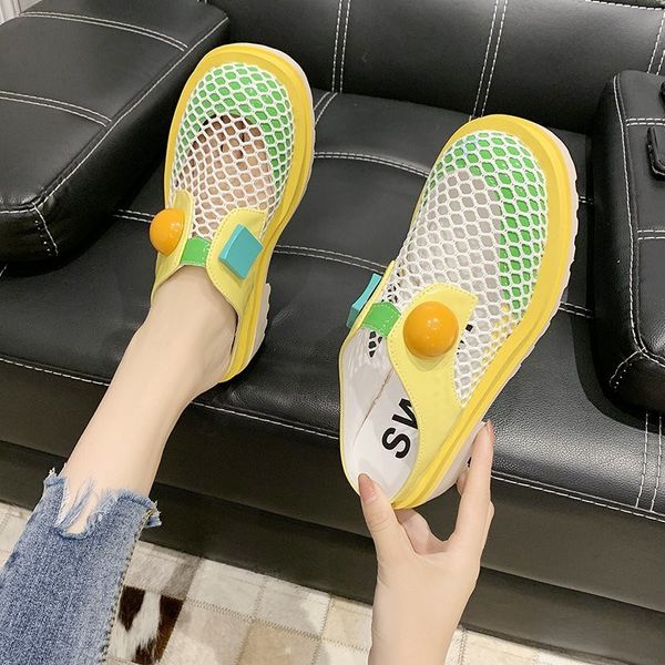 women's 4.5cm baotou slippers 2020 summer women lady mesh candy colorcasual low beach open peep toe sandals slides 40, Black
women's 4.5cm baotou slippers 2020 summer women lady mesh candy colorcasual low beach open peep toe sandals slides 40, Black