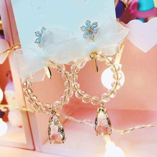 dangle & chandelier mengjiqiao korean sweet elegant yarn bowknot crystal circle drop earrings for women girls fashion holiday party jewelry, Silver
dangle & chandelier mengjiqiao korean sweet elegant yarn bowknot crystal circle drop earrings for women girls fashion holiday party jewelry, Silver