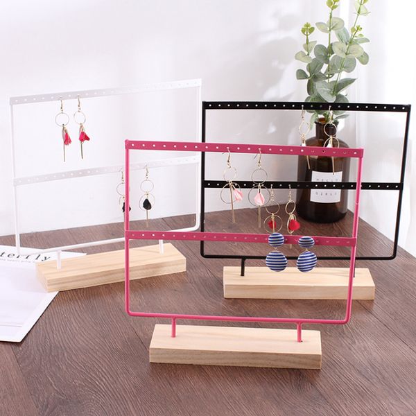 mordoa 24/44 holes wood earrings organizer jewelry holder necklace bracelet rack 2 layers jewelry display stand jewelry packing mx200810, Black
mordoa 24/44 holes wood earrings organizer jewelry holder necklace bracelet rack 2 layers jewelry display stand jewelry packing mx200810, Black