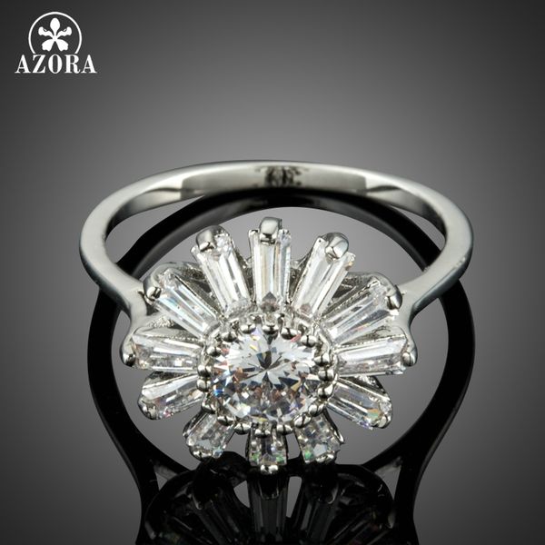 azora engagement wedding snowflake shape finger rings for women clear cubic zirconia fashionable jewelry accessories tr0208, Golden;silver
azora engagement wedding snowflake shape finger rings for women clear cubic zirconia fashionable jewelry accessories tr0208, Golden;silver