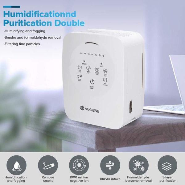 augienb air purifier 300ml air humidifier for home with hepa filter deskpurifiers filtration 3 speed adjustment 100cfm white
augienb air purifier 300ml air humidifier for home with hepa filter deskpurifiers filtration 3 speed adjustment 100cfm white