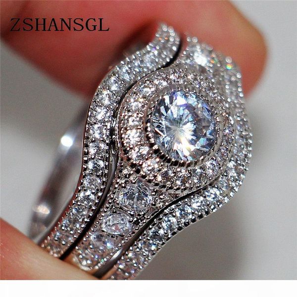 vintage ring pave setting 5a zircon cz 925 sterling sliver engagement wedding band rings set for women bridal bijoux, Silver
vintage ring pave setting 5a zircon cz 925 sterling sliver engagement wedding band rings set for women bridal bijoux, Silver