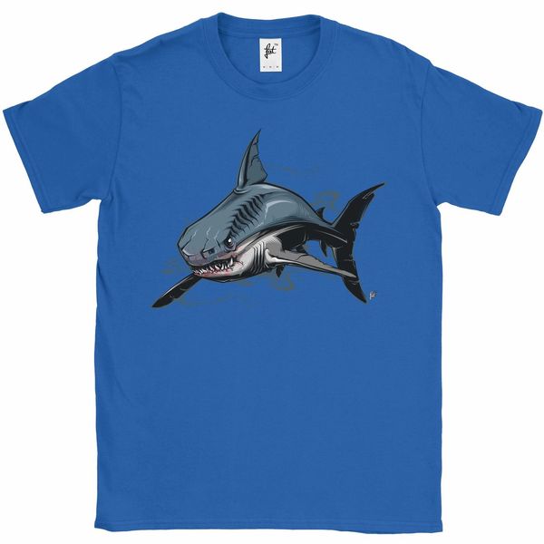 новые 2019 мужчины моды scary great white shark с кровью на лице mens t-shirt горячая футболочку
новые 2019 мужчины моды scary great white shark с кровью на лице mens t-shirt горячая футболочку