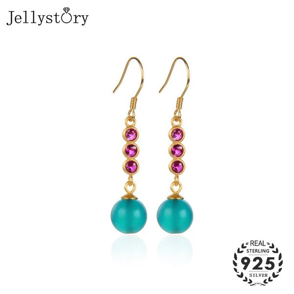 other jellystory vintage 925 sterling silver earrings with round shape emerald ruby drop jewelry for women wedding party gift, Golden;silver
other jellystory vintage 925 sterling silver earrings with round shape emerald ruby drop jewelry for women wedding party gift, Golden;silver