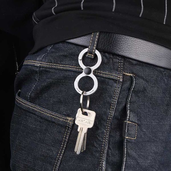 multifunctional hanging buckle key chain travel backpack hook pendant, Silver
multifunctional hanging buckle key chain travel backpack hook pendant, Silver