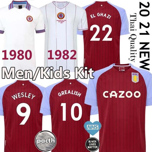 20 21 aston villa retro soccer jerseys 1980 1982 wesley grealish kodja el ghazi chester mcginn player version football men+kids kit uniform, Black;yellow
20 21 aston villa retro soccer jerseys 1980 1982 wesley grealish kodja el ghazi chester mcginn player version football men+kids kit uniform, Black;yellow