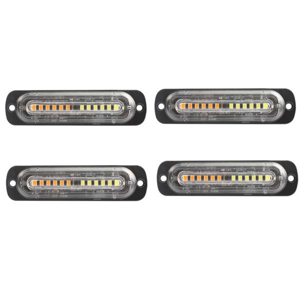 4pcs light strobe warning light , 12 led mini strobe bar compatible with 12v-24v vehicle, tow truck van
4pcs light strobe warning light , 12 led mini strobe bar compatible with 12v-24v vehicle, tow truck van
