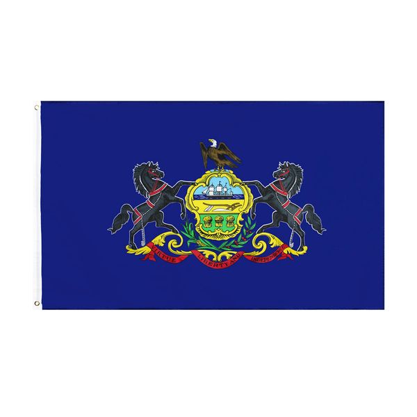 pennsylvani flag direct factory wholesale 3x5fts 90x150cm keystone state usa state banner mixed order for hanging decoration
pennsylvani flag direct factory wholesale 3x5fts 90x150cm keystone state usa state banner mixed order for hanging decoration