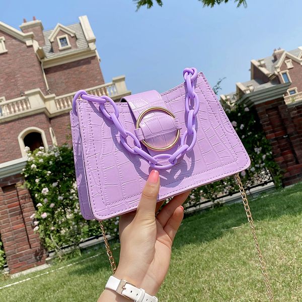 candy color thick chain pu leather crossbody bags for women 2020 elegant shoulder handbags female travel cross body bag
candy color thick chain pu leather crossbody bags for women 2020 elegant shoulder handbags female travel cross body bag