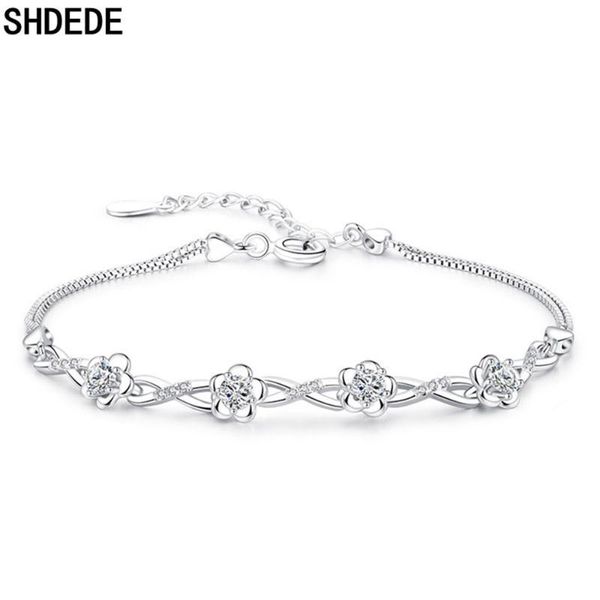 charm bracelets shdede fashion for women elegant cocktail party jewelry classic flower cubic zirconia accessories +wh49, Golden;silver
charm bracelets shdede fashion for women elegant cocktail party jewelry classic flower cubic zirconia accessories +wh49, Golden;silver