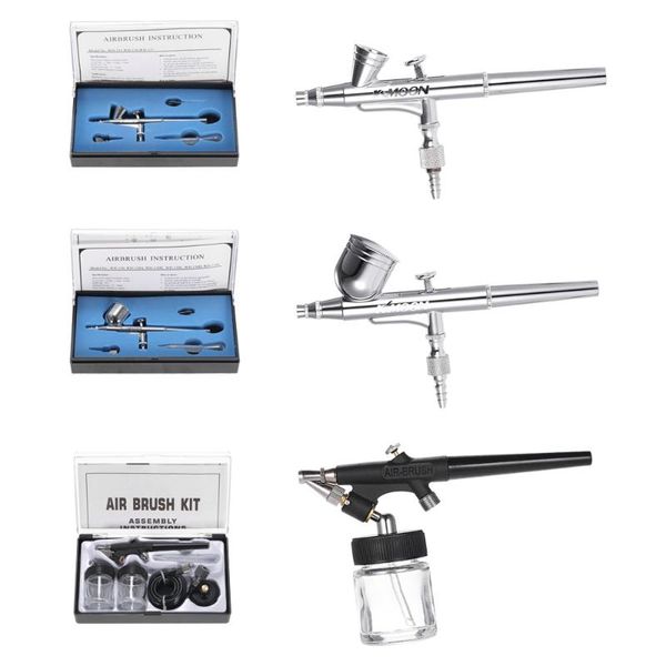 kkmoon brand new professional 3 airbrush kit with air compressor dual-action hobby spray air brush set tattoo w/ cleaning brush
kkmoon brand new professional 3 airbrush kit with air compressor dual-action hobby spray air brush set tattoo w/ cleaning brush