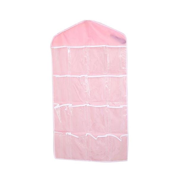 16 lattice pockets underwear socks storage bag clear hanging bags jewelry cosmetic bra shoes sorting organizer bag hanging on door wardrobe
16 lattice pockets underwear socks storage bag clear hanging bags jewelry cosmetic bra shoes sorting organizer bag hanging on door wardrobe