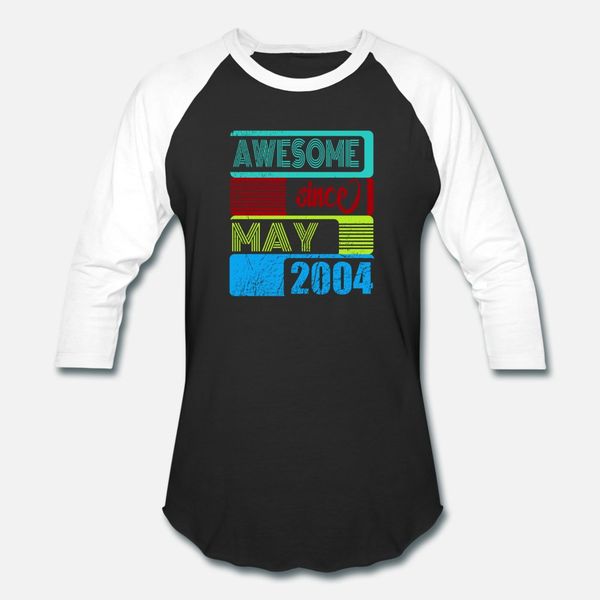 16th birthday awesome since may 2004 t shirt men create short sleeve round collar cool crazy authentic summer style trend shirt
16th birthday awesome since may 2004 t shirt men create short sleeve round collar cool crazy authentic summer style trend shirt