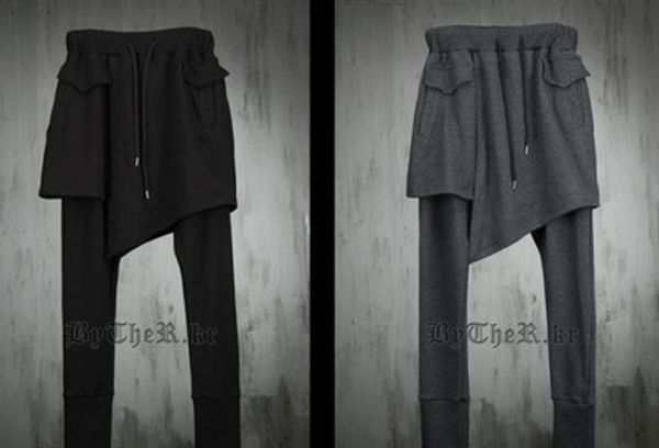 27-44 2020 new men's clothing casual faux two piece skorts non-mainstream boot cut jeans trousers plus size singer costumes, Black
27-44 2020 new men's clothing casual faux two piece skorts non-mainstream boot cut jeans trousers plus size singer costumes, Black