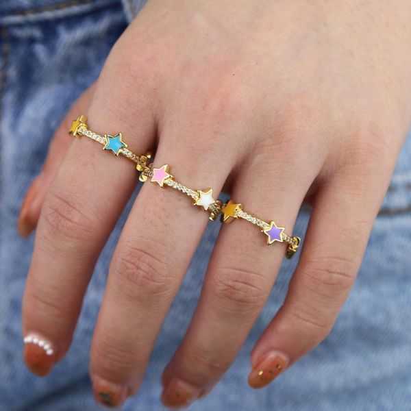 stack stacking star band pastel colorful new jewelry fashion women lady finger star ring, Golden;silver
stack stacking star band pastel colorful new jewelry fashion women lady finger star ring, Golden;silver