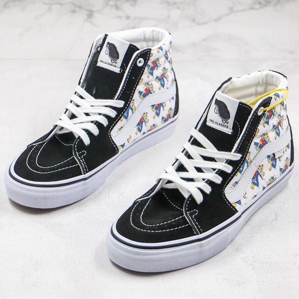 2020 new sk8-hi canvas shoes high-cartoon weasel cartoon graffiti anime sk8 black white blue men women casual skateboard shoes
2020 new sk8-hi canvas shoes high-cartoon weasel cartoon graffiti anime sk8 black white blue men women casual skateboard shoes