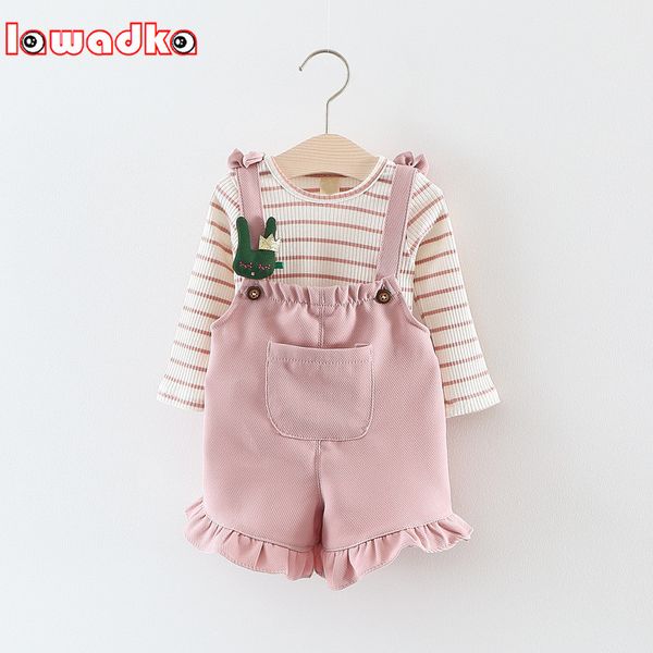 lawadka long sleeve t shirt + overalls baby clothing sets girl cotton striped baby girls clothes sets spring style y200803, White
lawadka long sleeve t shirt + overalls baby clothing sets girl cotton striped baby girls clothes sets spring style y200803, White