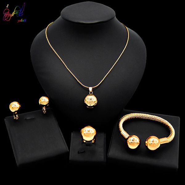 yulaili new arrival gold color spherical ball geometric dangle necklace earrings for women wedding party exquisite jewelry sets, Silver
yulaili new arrival gold color spherical ball geometric dangle necklace earrings for women wedding party exquisite jewelry sets, Silver