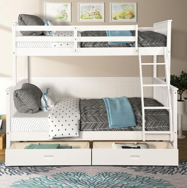 us stock mzy twin over full bunk bed furniture with ladders two storage drawers white bedroom furniture for kids lp000065kaa
us stock mzy twin over full bunk bed furniture with ladders two storage drawers white bedroom furniture for kids lp000065kaa