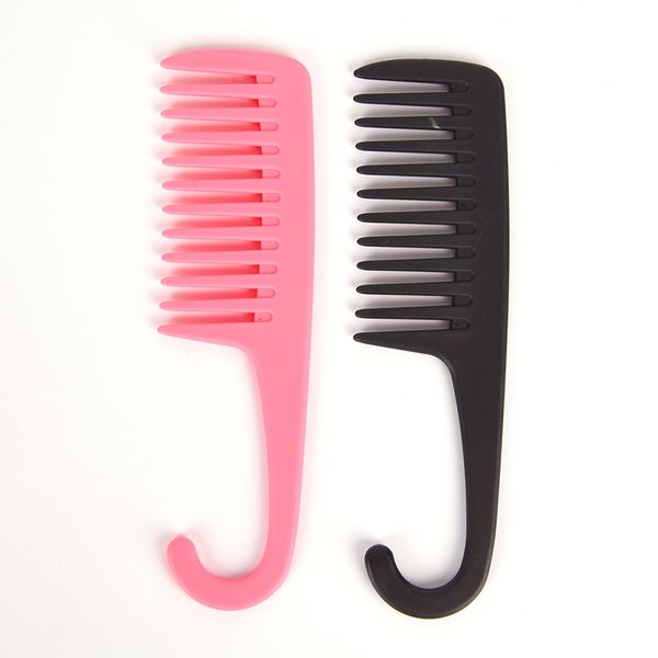 large wide tooth combs of hook handle detangling reduce hair loss comb pro hairdress salon dyeing styling brush tools s101, Silver
large wide tooth combs of hook handle detangling reduce hair loss comb pro hairdress salon dyeing styling brush tools s101, Silver