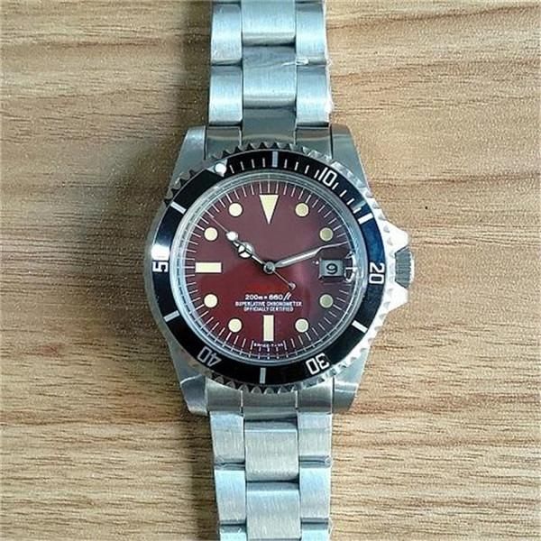2020 wristwatch vintage #5514 asia movement automatic mechanical movement stainless steel fashion men's watch wristwatch, Slivery;brown
2020 wristwatch vintage #5514 asia movement automatic mechanical movement stainless steel fashion men's watch wristwatch, Slivery;brown