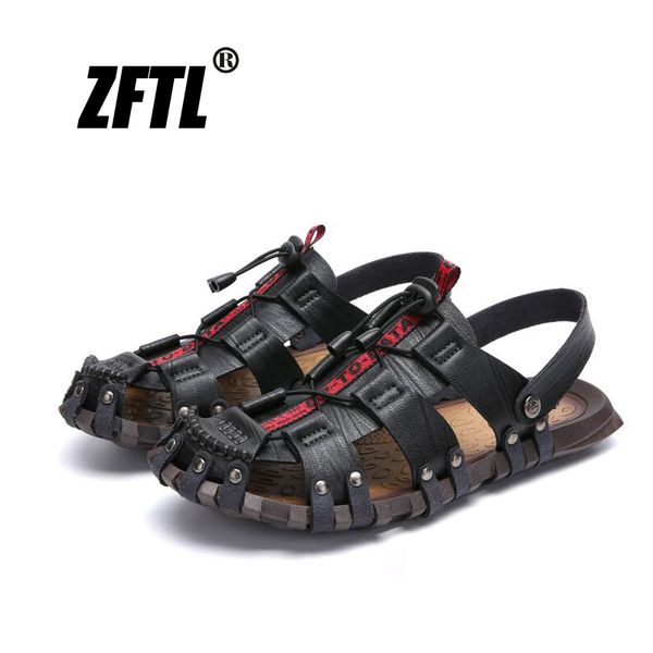 zftl men's sandals new genuine leather outdoor beach shoes large size man casual shoes summer handmade men's leisure sandals 061, Black
zftl men's sandals new genuine leather outdoor beach shoes large size man casual shoes summer handmade men's leisure sandals 061, Black