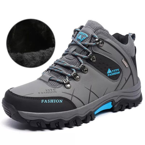 boots autumn winter men outdoor hiking shoes plush warm snow sneakers ankle casual footwear, Black
boots autumn winter men outdoor hiking shoes plush warm snow sneakers ankle casual footwear, Black