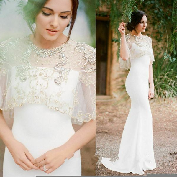 2020 romantic lace wedding cape wrap beading crystal custom made women bolero jacket luxury bridal shawl, White
2020 romantic lace wedding cape wrap beading crystal custom made women bolero jacket luxury bridal shawl, White