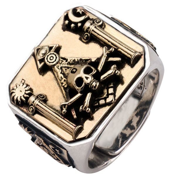 skull masonic ring stainless steel ring for men omniscient eye and ason totem jewelry mygrillz, Silver
skull masonic ring stainless steel ring for men omniscient eye and ason totem jewelry mygrillz, Silver