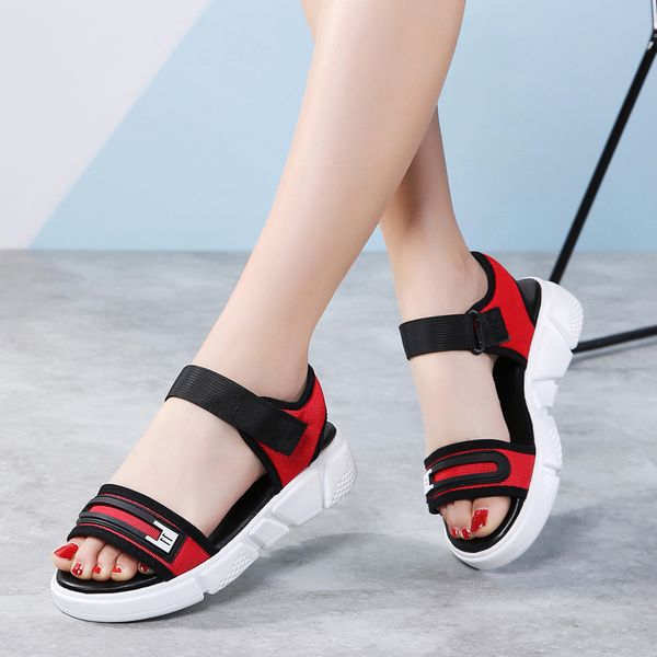 fashion buckle summer sports sandals woman webbing luxury shoes women ladies beach sandals light weight sneakers flip flops, Black
fashion buckle summer sports sandals woman webbing luxury shoes women ladies beach sandals light weight sneakers flip flops, Black