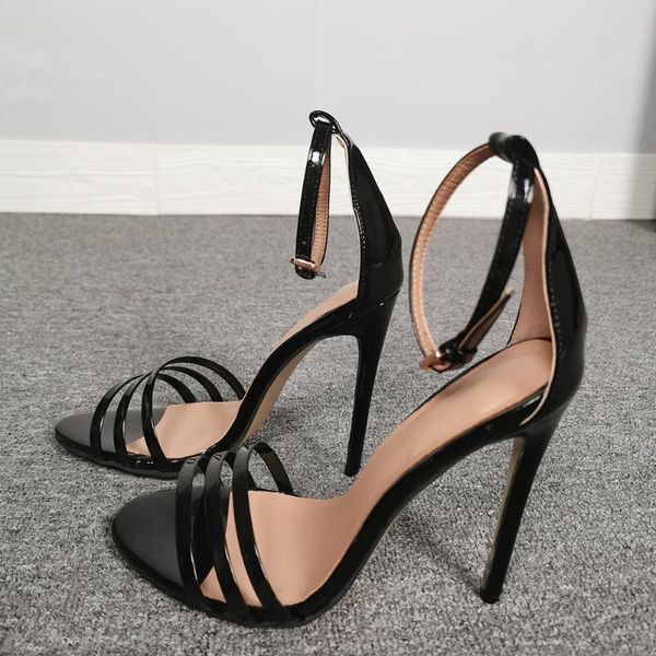sandals ribetrini women solid open toe shoes ankle strap thin heel fashion party dress cover, Black
sandals ribetrini women solid open toe shoes ankle strap thin heel fashion party dress cover, Black