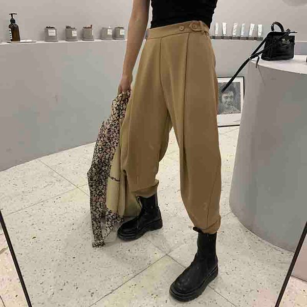 versatile ninth pants leisure style bloomers high waist two colors for option casual and elegant, Black;white
versatile ninth pants leisure style bloomers high waist two colors for option casual and elegant, Black;white