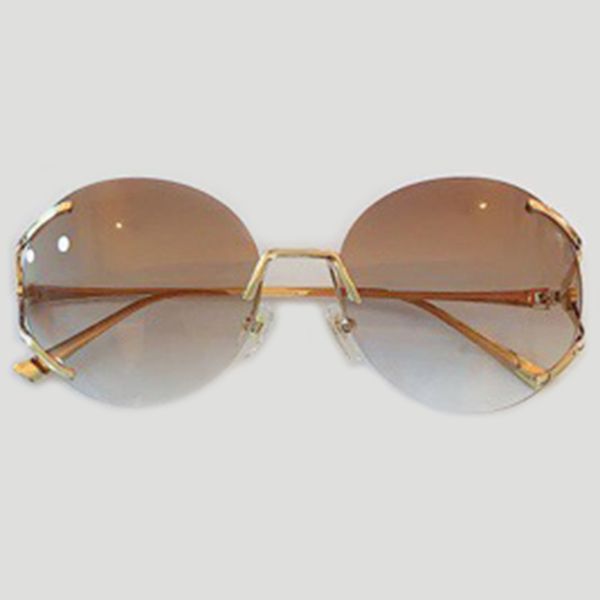 luxury round frame sunglasses fashion frameless women sunglasses men eyewear feminino, White;black
luxury round frame sunglasses fashion frameless women sunglasses men eyewear feminino, White;black