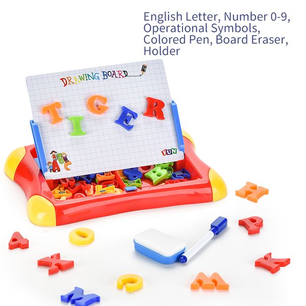 Writing Board Magnetic Drawing Board Tablet Painting Toys Kid Colorful Set Children Alphabet Number Children Educational Gift