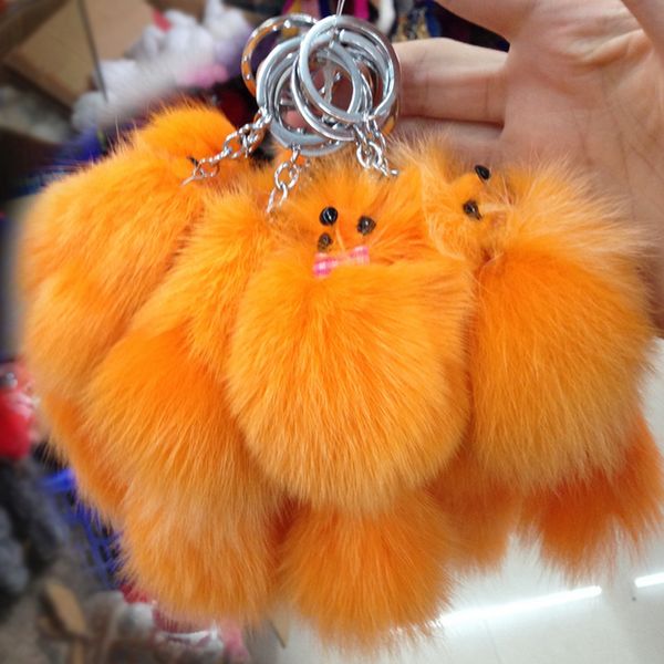 1pc cute fluffy bow-knot ball key chain rings pompom real fur charm keychain car bag key ring women jewelry, Silver
1pc cute fluffy bow-knot ball key chain rings pompom real fur charm keychain car bag key ring women jewelry, Silver