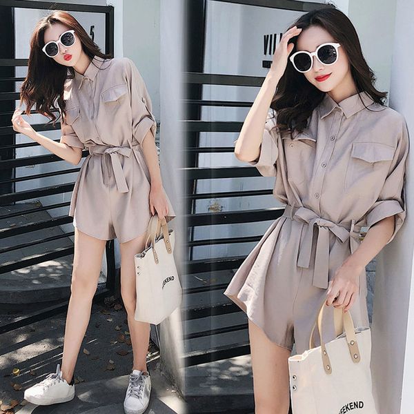 2020 new summer women elastic waist fashion wide-legged shorts jumpsuits female bow tie overalls romper solid playsuit t15, Black;white
2020 new summer women elastic waist fashion wide-legged shorts jumpsuits female bow tie overalls romper solid playsuit t15, Black;white