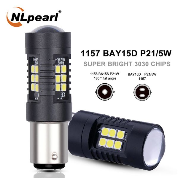 nlpearl 2x signal lamp 1157 led bay15d p21/5w led car bulb 3030 smd p21w ba15s 1156 py21w bau15s turn brake backup light 12v
nlpearl 2x signal lamp 1157 led bay15d p21/5w led car bulb 3030 smd p21w ba15s 1156 py21w bau15s turn brake backup light 12v