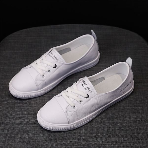 women flats sneakers white pu leather slip on soft shoes vulcanized ladies comfort casual woman new fashionable female, Black
women flats sneakers white pu leather slip on soft shoes vulcanized ladies comfort casual woman new fashionable female, Black