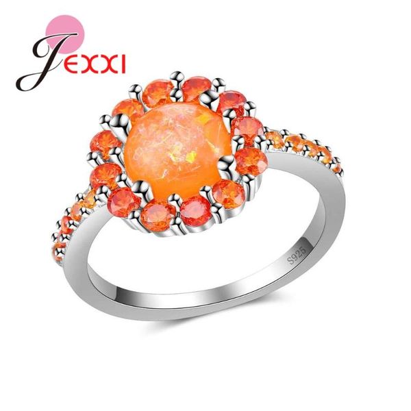 beautiful flowers orange crystals opal 925 sterling silver good quality jewelry rings women statement wedding accessory, Golden;silver
beautiful flowers orange crystals opal 925 sterling silver good quality jewelry rings women statement wedding accessory, Golden;silver